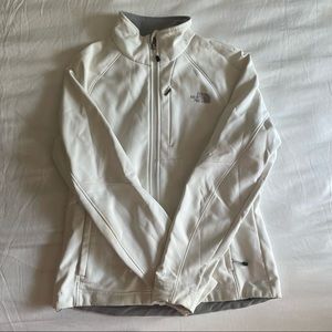 White north face jacket